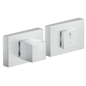 Фиксатор на прямоугольной розетке «AS2-6WC» Schrome