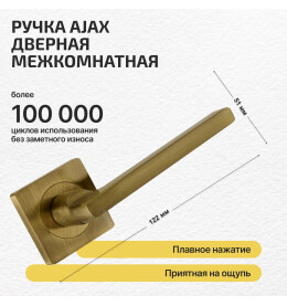 Ручка раздельная K.JK51.POLO (POLO JK) ABG-6 зелёная бронза