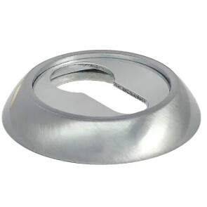 Накладка под евроцилиндр Morelli MH-KH SC/CP матовый хром/хром