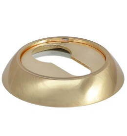 Накладка под евроцилиндр Morelli MH-KH SG/GP матовое золото/золото