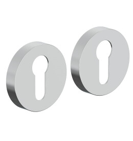 Накладка цилиндровая на круглой розетке Bravo AR-7CL Chrome