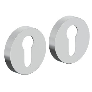 Накладка цилиндровая на круглой розетке Bravo AR-7CL Chrome