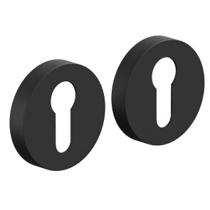 Накладка цилиндровая на круглой розетке Bravo AR-7CL Sblack