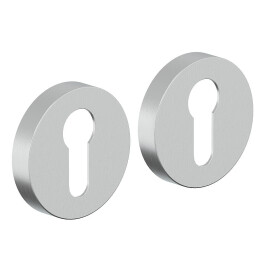 Накладка цилиндровая на круглой розетке Bravo AR-7CL Schrome