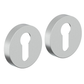 Накладка цилиндровая на круглой розетке Bravo AR-7CL Schrome