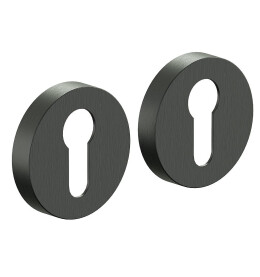 Накладка цилиндровая на круглой розетке Bravo AR-7CL Sgraphite