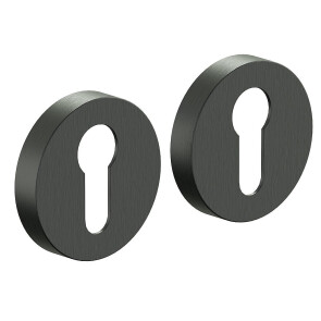 Накладка цилиндровая на круглой розетке Bravo AR-7CL Sgraphite