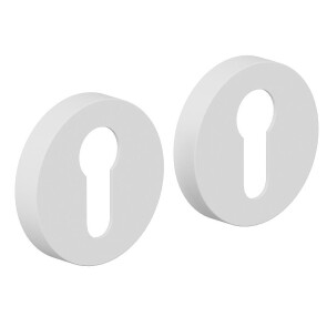 Накладка цилиндровая на круглой розетке Bravo AR-7CL Swhite