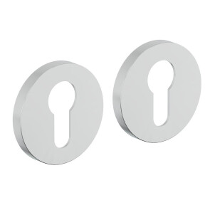 Накладка цилиндровая на круглой  розетке Bravo ZR-5CL Chrome