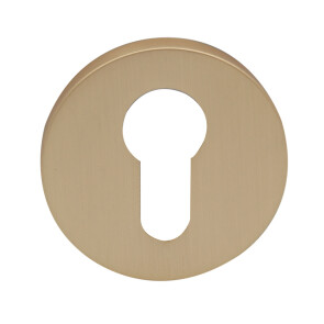 Накладка цилиндровая на круглой розетке Vantage ET05SG Сатинированное золото