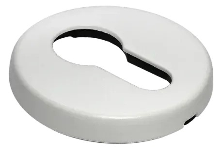Накладка круглая на евроцилиндр LUX-KH-R5 BIA белый