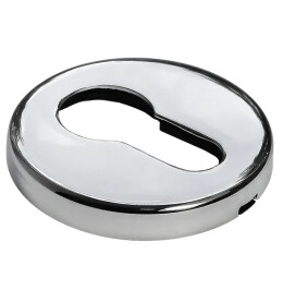 Накладка круглая на евроцилиндр LUX-KH-R5 CRO хром