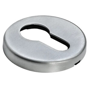 Накладка круглая на евроцилиндр LUX-KH-R5 CSA матовый хром