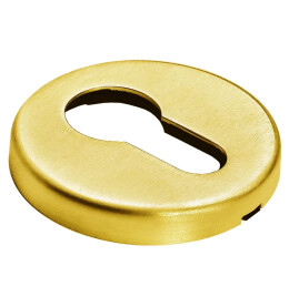 Накладка круглая на евроцилиндр LUX-KH-R5 OSA матовое золото