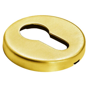 Накладка круглая на евроцилиндр LUX-KH-R5 OSA матовое золото