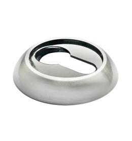 Накладка на евроцилиндр Morelli MH-KH SN/BN Белый никель/Черный никель