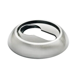 Накладка на евроцилиндр Morelli MH-KH SN/BN Белый никель/Черный никель