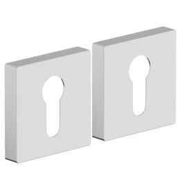 Накладка цилиндровая на квадратной розетке Bravo AS-6CL Chrome