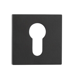 Накладка цилиндровая на квадратной розетке Vantage ET04BL-2 Черный
