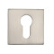 Накладка цилиндровая на квадратной розетке Vantage ET04D Матовый никель