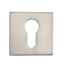 Накладка цилиндровая на квадратной розетке Vantage ET04D Матовый никель