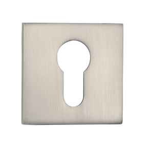 Накладка цилиндровая на квадратной розетке Vantage ET04D Матовый никель