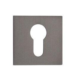 Накладка цилиндровая на квадратной розетке Vantage ET04GR Графит