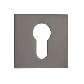 Накладка цилиндровая на квадратной розетке Vantage ET04GR Графит