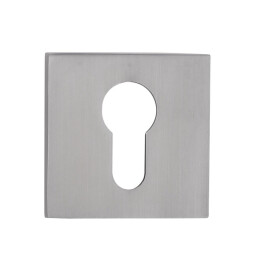 Накладка цилиндровая на квадратной розетке Vantage ET04L-2 Матовый хром