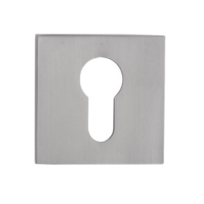 Накладка цилиндровая на квадратной розетке Vantage ET04L-2 Матовый хром