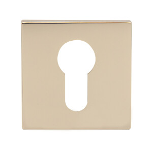 Накладка цилиндровая на квадратной розетке Vantage ET04PB Золото