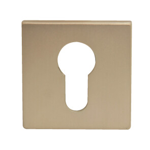 Накладка цилиндровая на квадратной розетке Vantage ET04SG Сатинированное золото