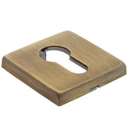 Накладка квадратная на евроцилиндр LUX-KH-S5 CAFFE кофе