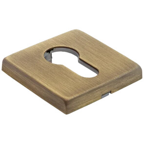 Накладка квадратная на евроцилиндр LUX-KH-S5 CAFFE кофе