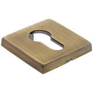 Накладка квадратная на евроцилиндр LUX-KH-S5 CAFFE кофе