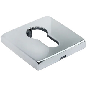 Накладка квадратная на евроцилиндр LUX-KH-S5 CRO хром