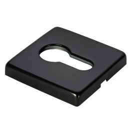 Накладка квадратная на евроцилиндр LUX-KH-S5 NERO черный