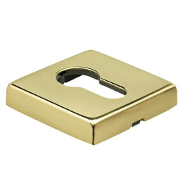 Накладка квадратная на евроцилиндр LUX-KH-S5 OTL золото