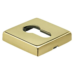Накладка квадратная на евроцилиндр LUX-KH-S5 OTL золото