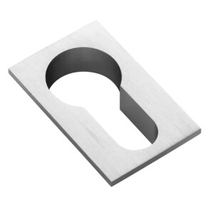 Накладка квадратная на евроцилиндр Morelli LUX-KH-SM CSA матовый хром