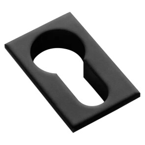 Накладка квадратная на евроцилиндр Morelli LUX-KH-SM NERO черный