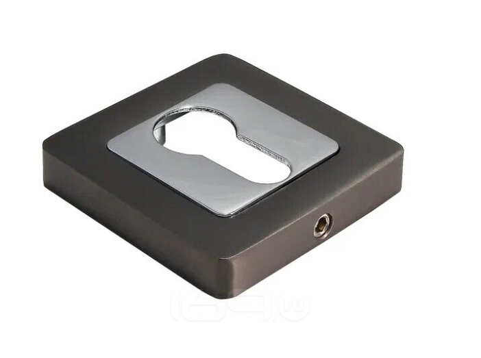 Накладка на ключевой цилиндр Morelli MH-KH-S55 GR/PC графит/хром