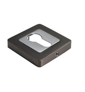 Накладка на ключевой цилиндр Morelli MH-KH-S55 GR/PC Графит/Хром