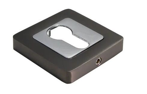 Накладка на ключевой цилиндр Morelli MH-KH-S55 GR/PC Графит/Хром