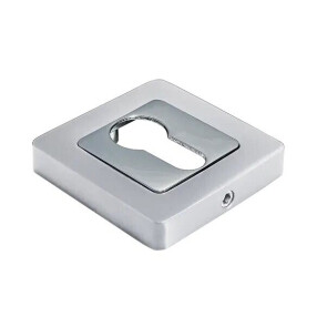 Накладка на ключевой цилиндр Morelli MH-KH-S55 SC/CP Матовый хром/Хром