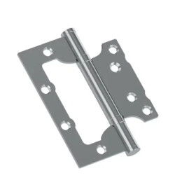 Петля без врезки стальная HFS-1-2B 100*75*2,5 Chrome