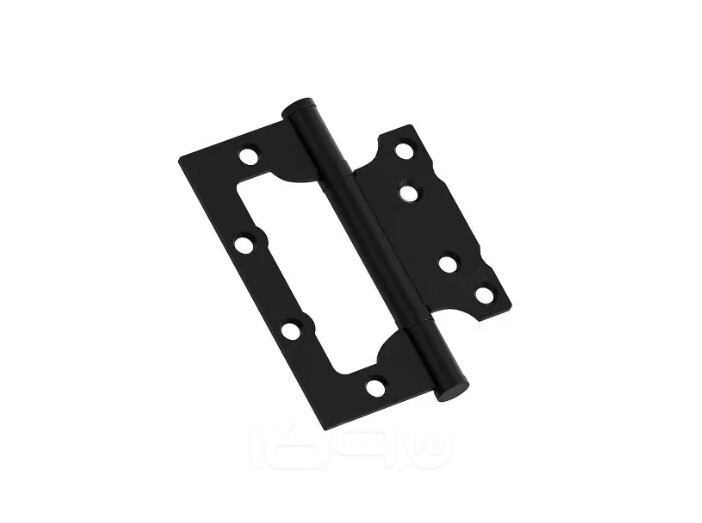 Петля без врезки стальная HFS-1-2B 100*75*2,5 Sblack