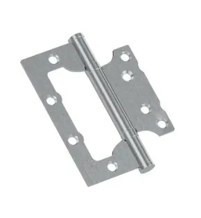 Петля без врезки стальная HFS-1-2B 100*75*2,5 Schrome