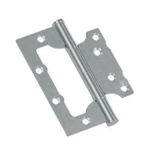 Петля без врезки стальная HFS-1-2B 100*75*2,5 Schrome