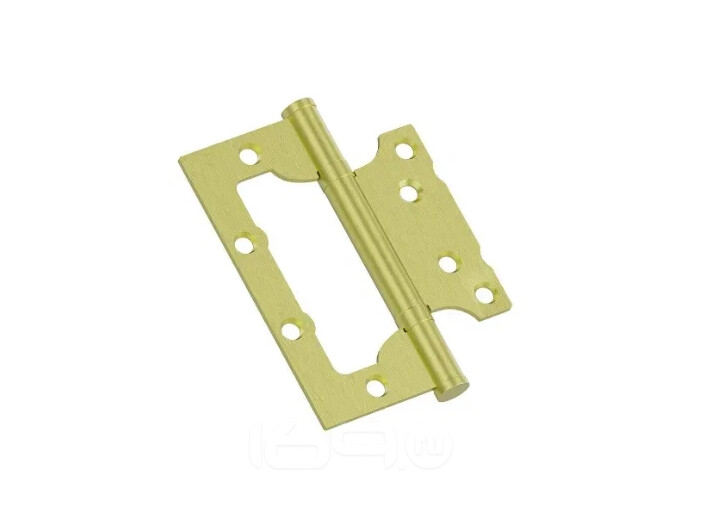 Петля без врезки стальная HFS-1-2B 100*75*2,5 Sgold